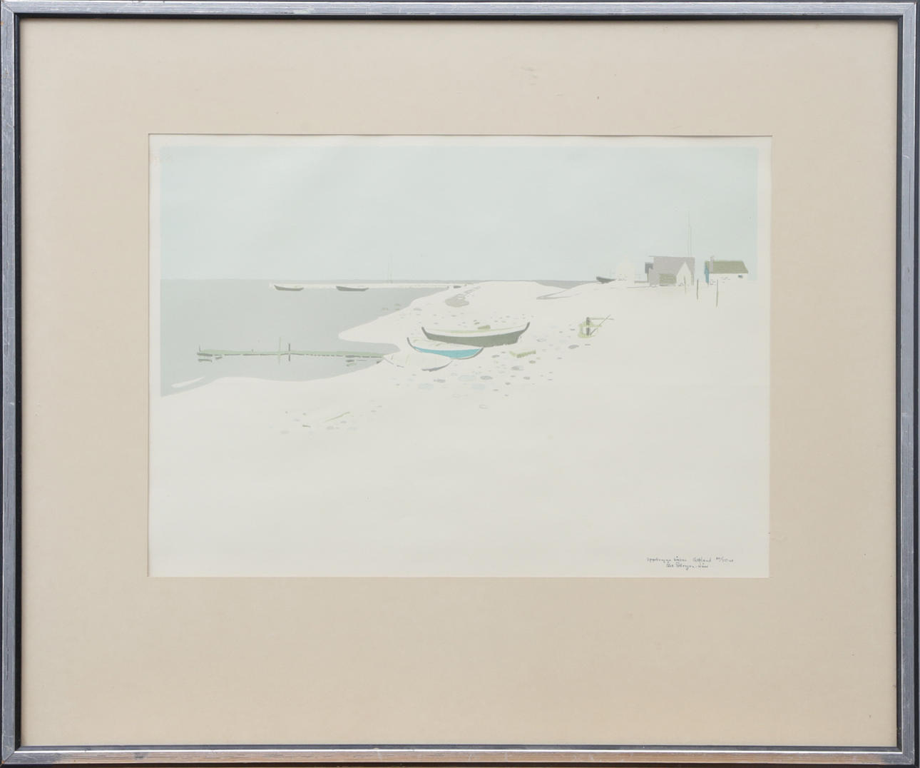 ÅKE PETTERSSON-NÅW. LITO, signed.