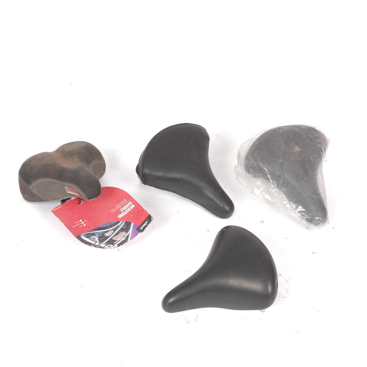 Sättel, 4 Stück, Fahrrad, modern.