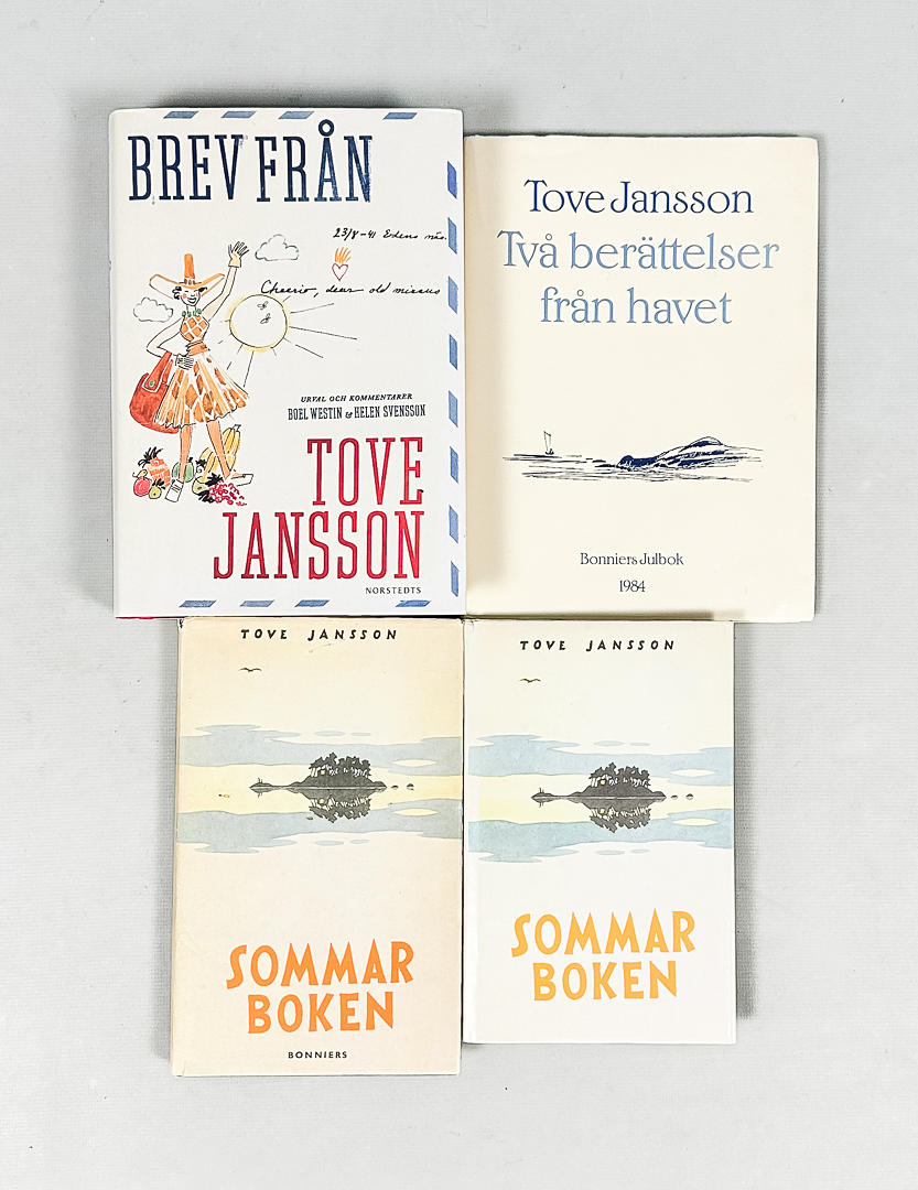 TOVE JANSSON. BÖCKER, 4 st, 1900-tal.