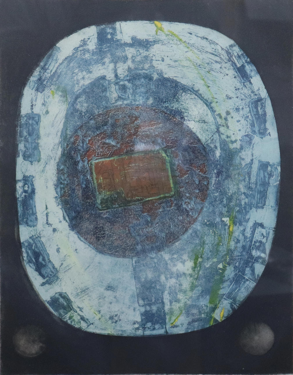 HASSE HASSELGREN. etsning, komposition.