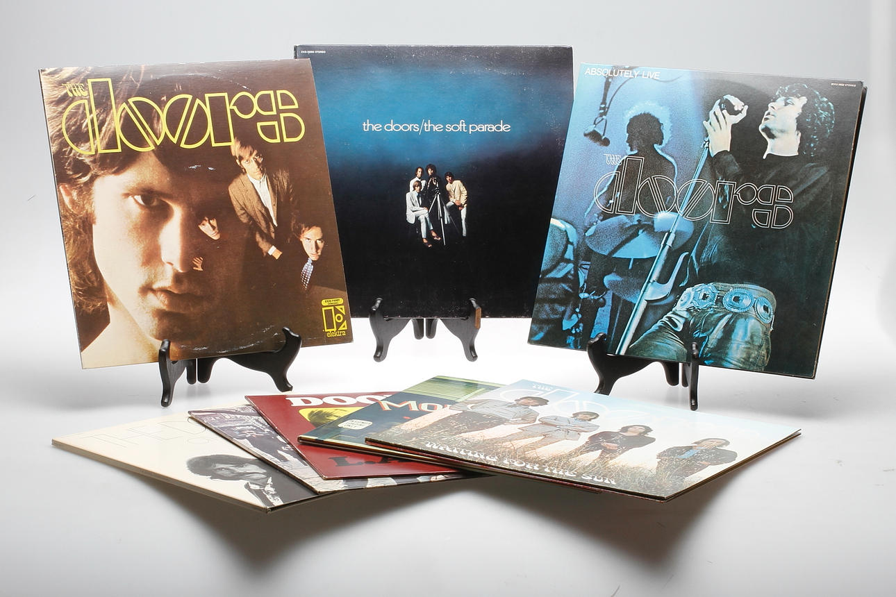 LP-SKIVOR, 8 st, The Doors.