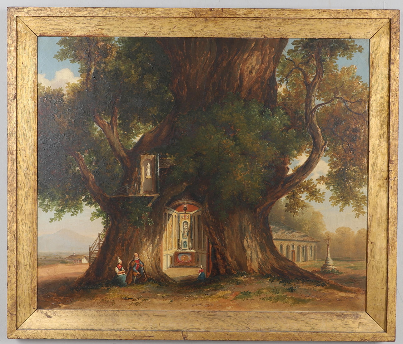 WILLIAM COWEN (1797-1861). LA CHENE D'ALLONVILLE, NORMANDIE.