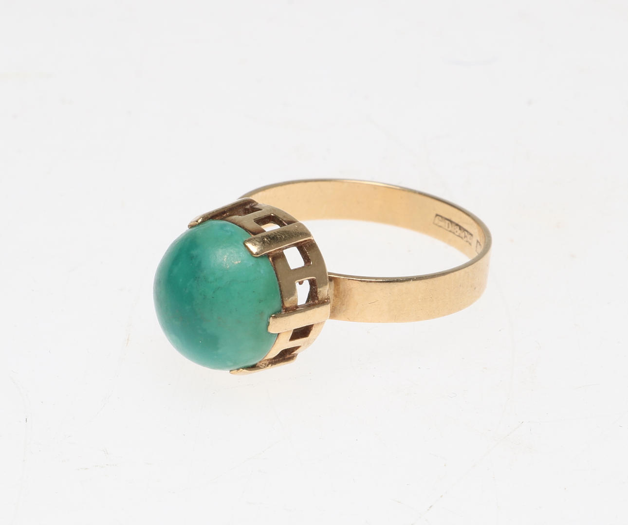 RING med sten, guld, 18 K.