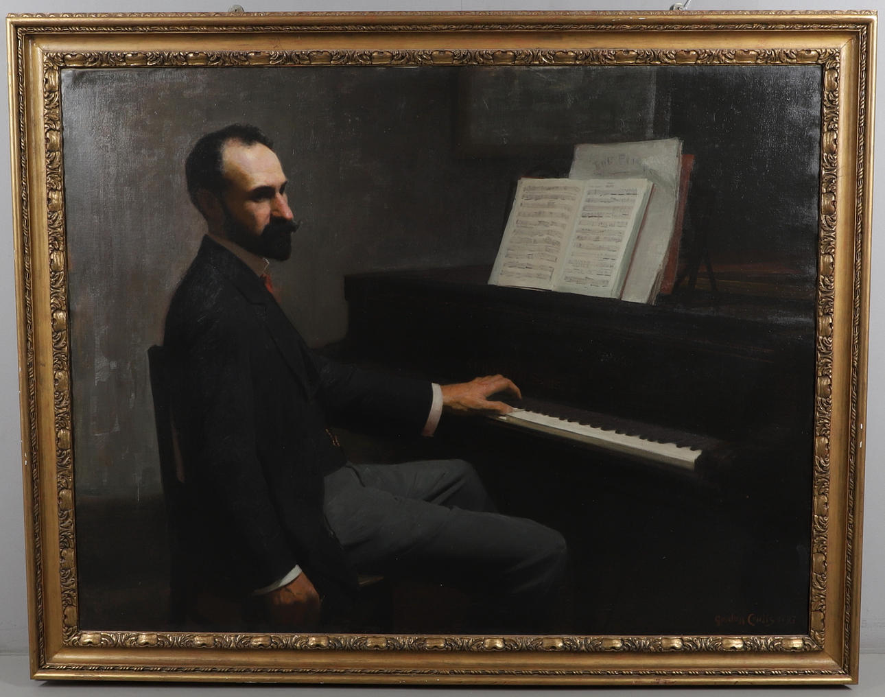 GORDON COUTTS (1868-1937). PORTRAIT OF PROFESSOR FRANK E. DOWN.