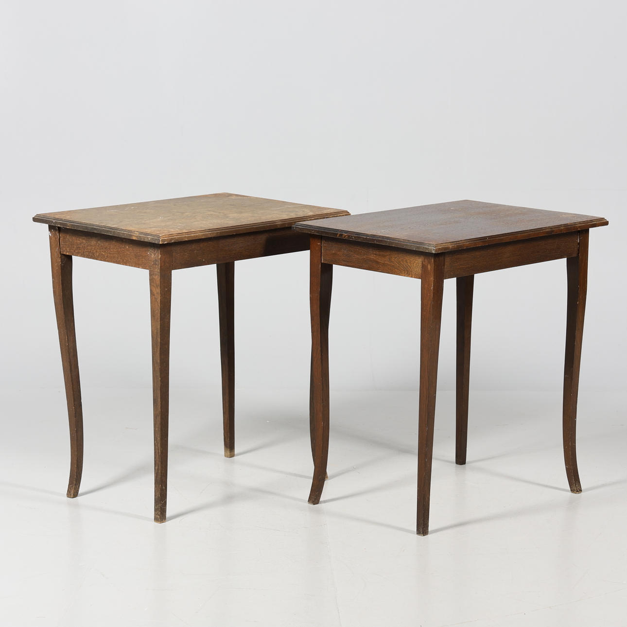 SIDOBORD, 2 stycken, 1800/1900-tal.