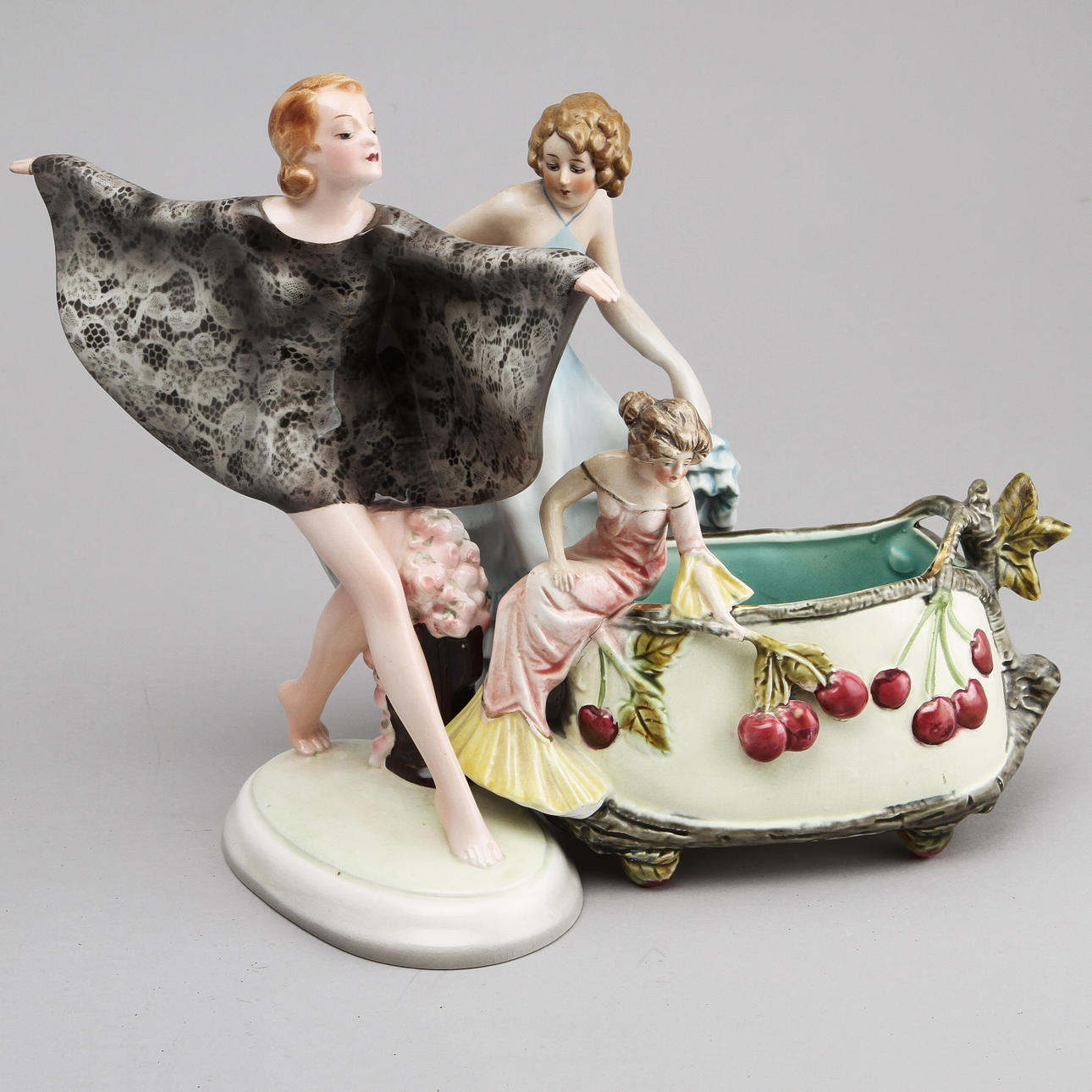 FIGURINER, 3 st, porslin, 1900-tal.