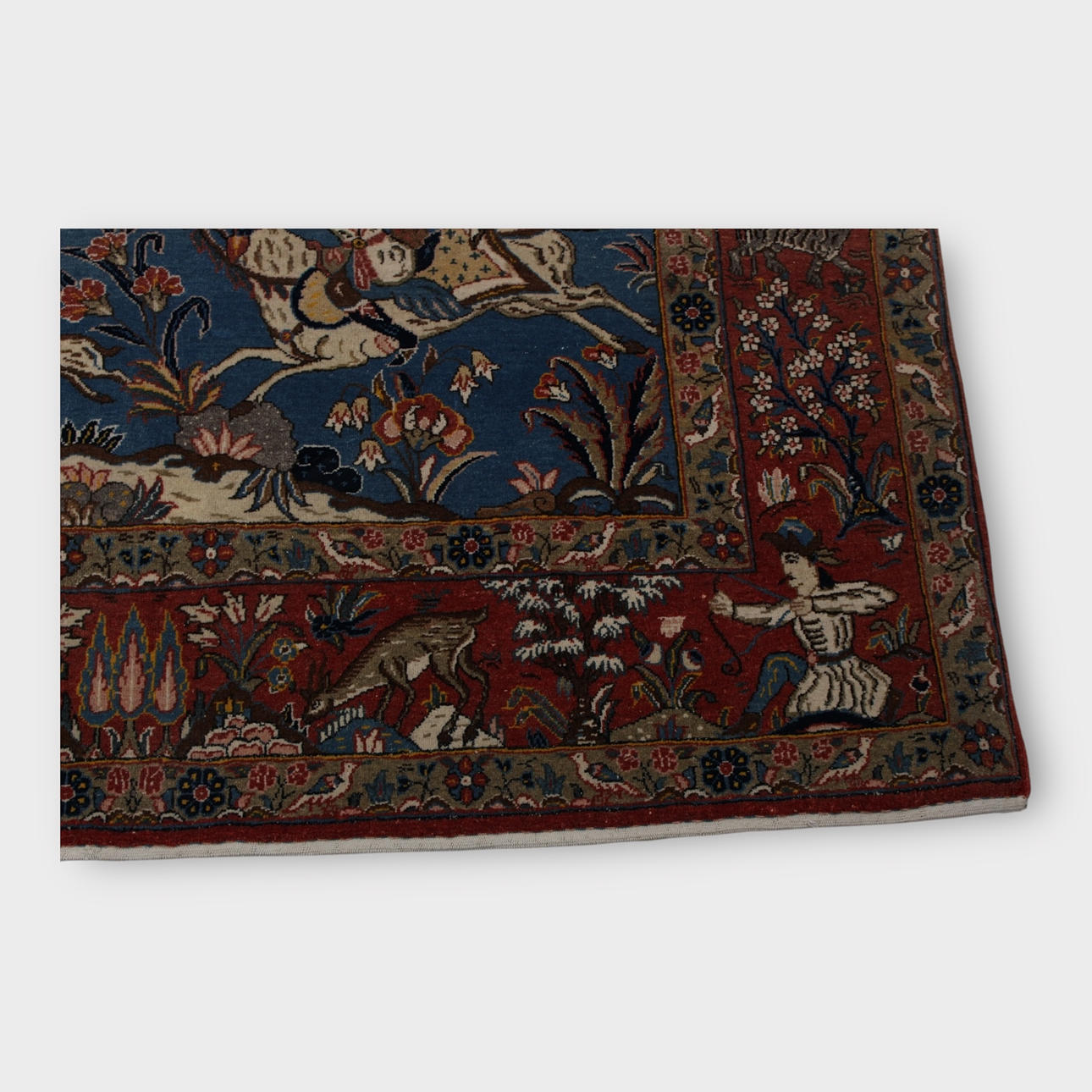 TEPPICH, handgeknüpft, Ghom, 216x142 cm.