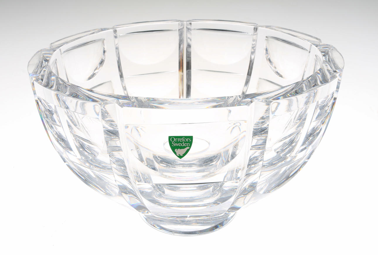 SKÅL, glas, Tusen Fönster, Simon Gate, Orrefors.
