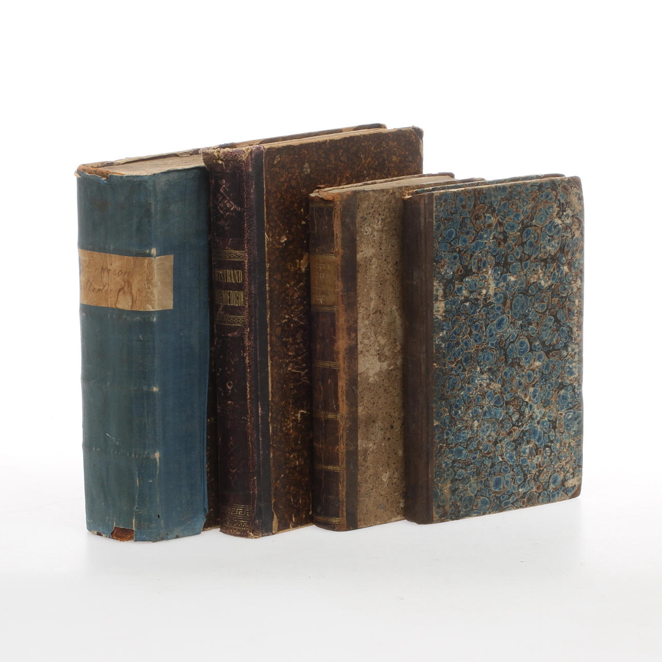 BÖCKER, 4 st, bland annat "Lexicon Medicum", Stephani Blancardi, 1748.