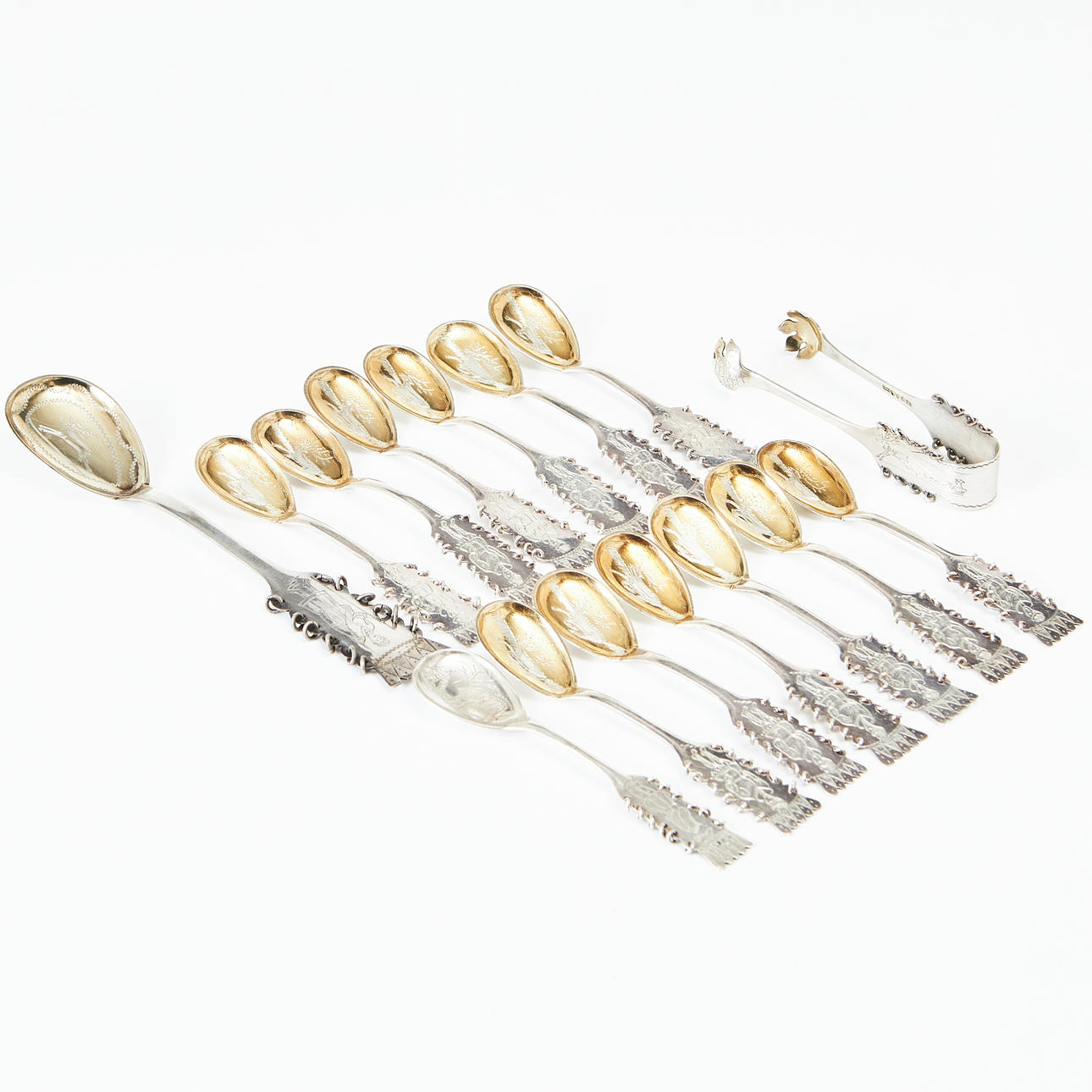 SKEDAR, tång, 15 delar, silver, samisk modell.