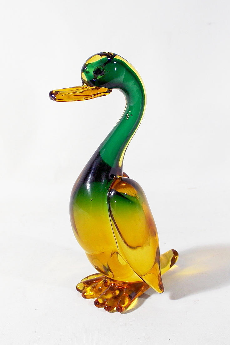 FÅGEL, glas, Murano Italien.