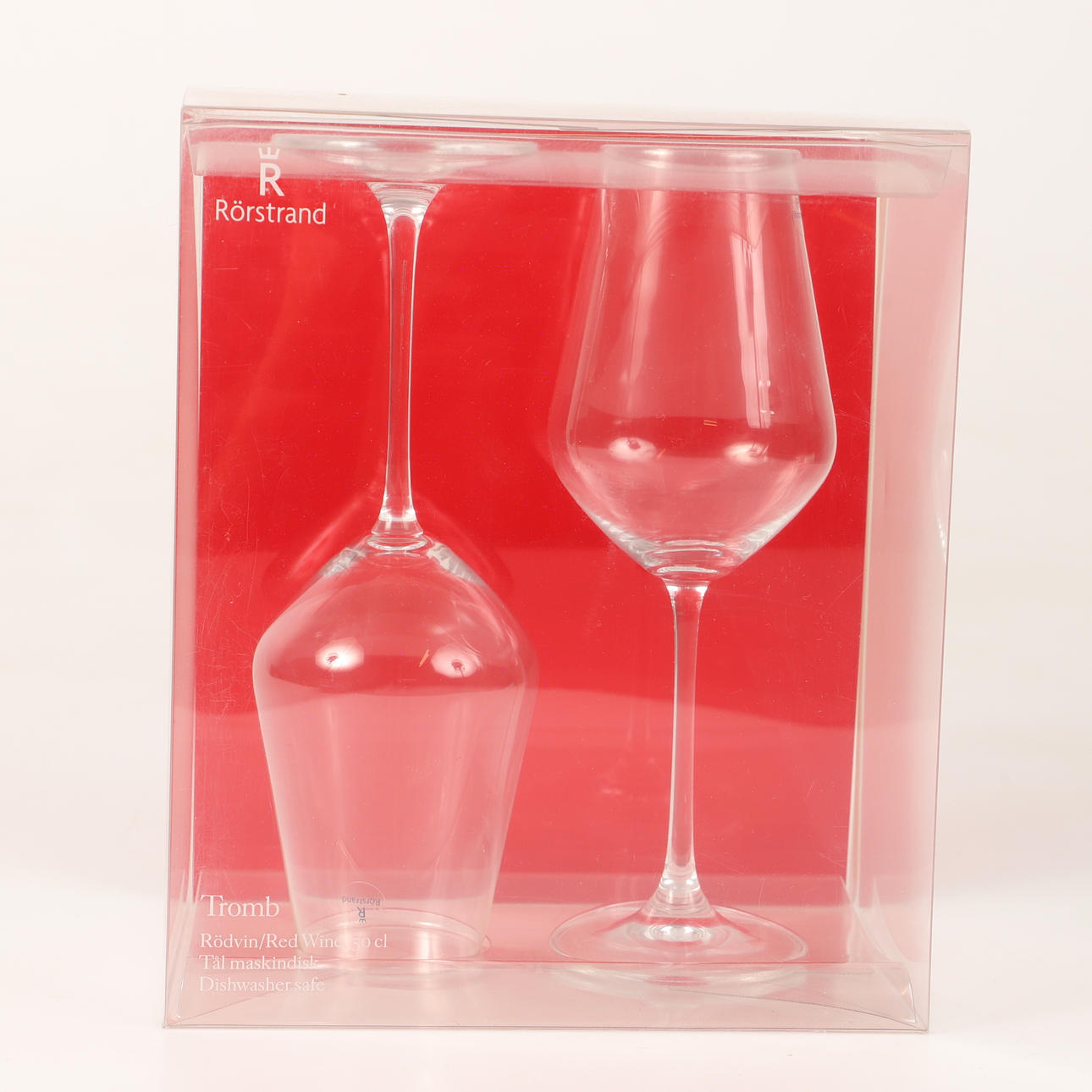 RÖDVINSGLAS, 11 stycken, "Tromb", Rörstrand.