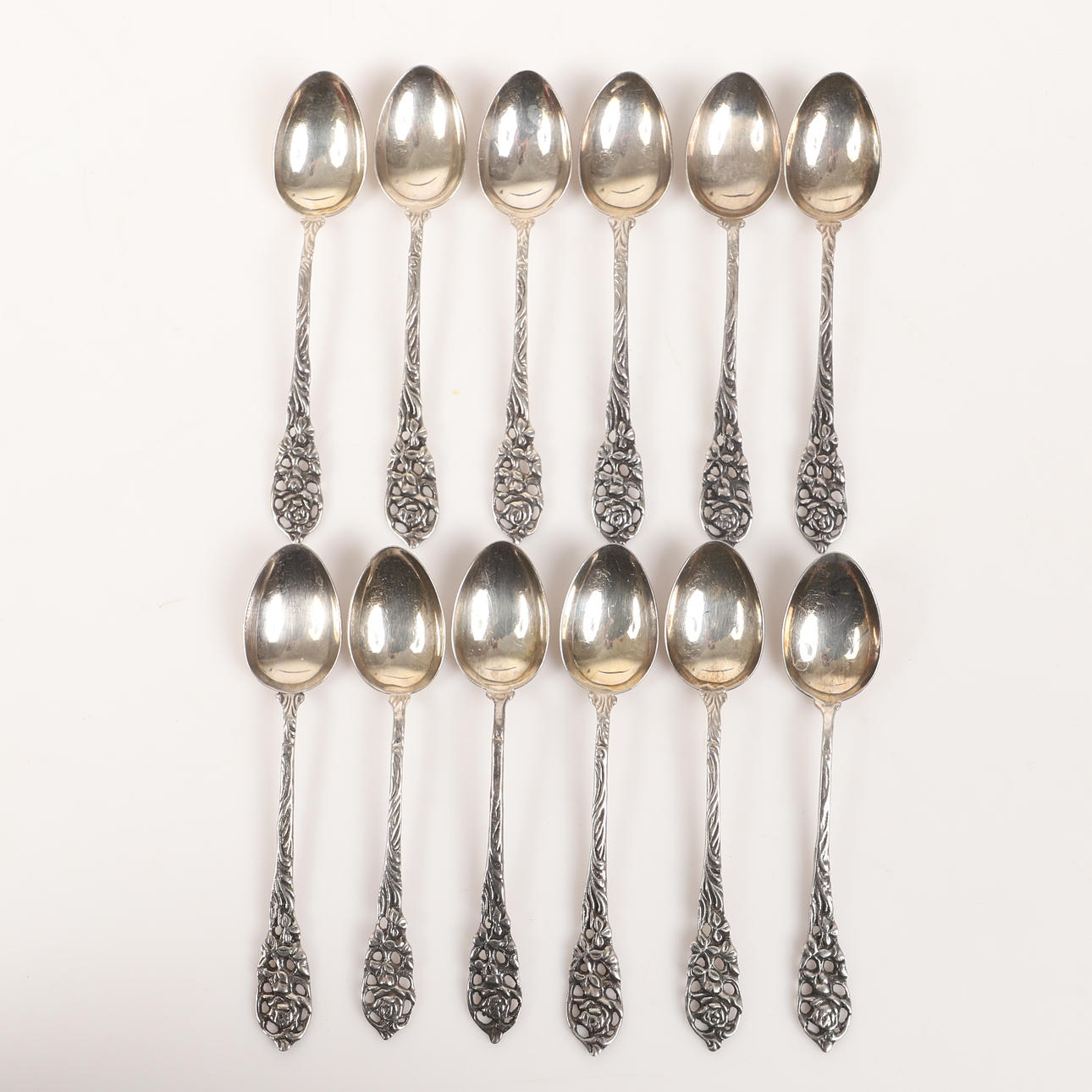 MOCKASKEDAR, 12 stycken, silver.