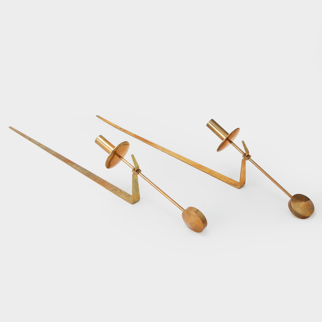 PIERRE FORSELL. Wall candlesticks, a pair, “Pendulum”, Skultuna.