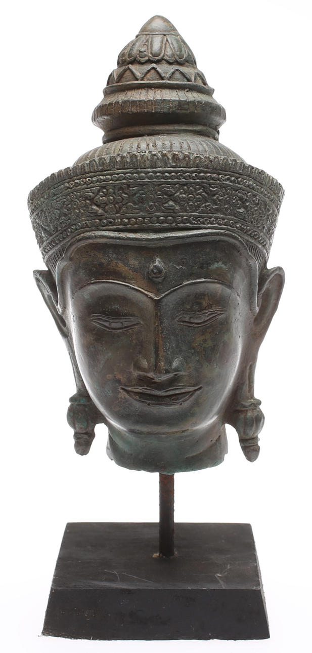 BUDDHAHUVUD, förmodligen tidigt 1900-tal, Thailand.