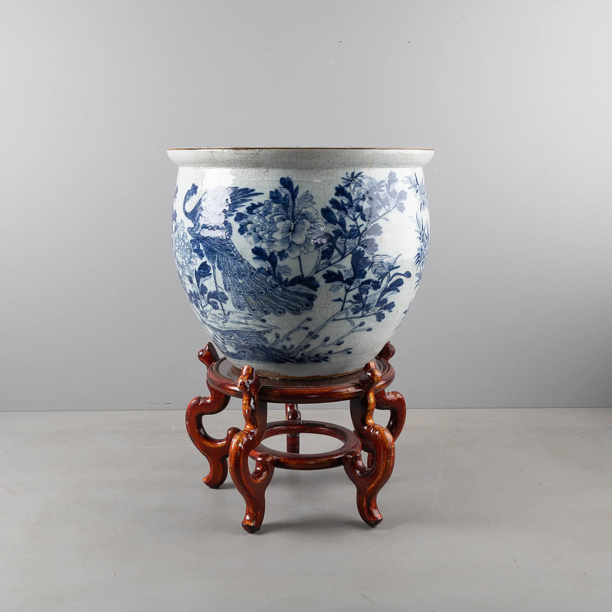 A Chinese fish pond, late 20th century (2).