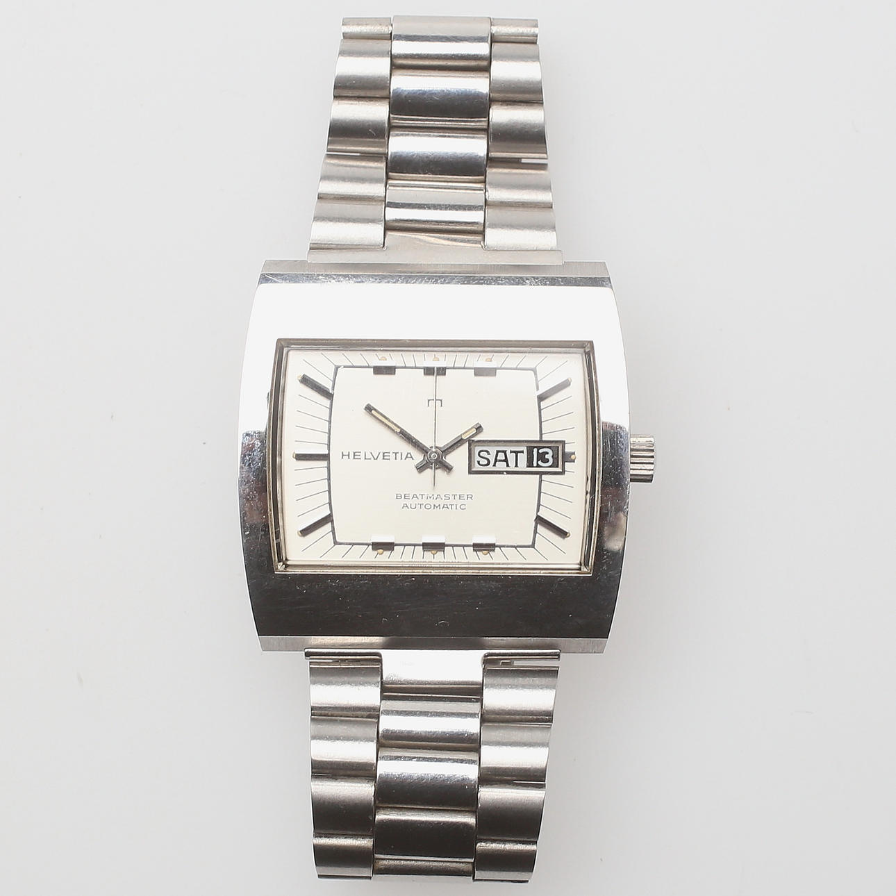 DAMARMBANDSUR, stål, Helvetia Beatmaster Automatic.