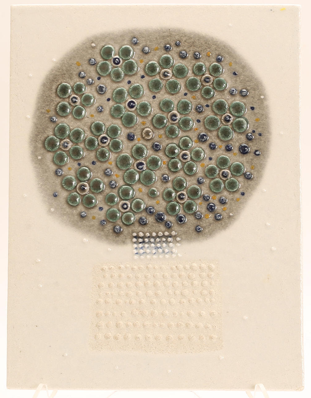 SYLVIA LEUCHOVIUS. Väggplakett, stengods, Rörstrand.