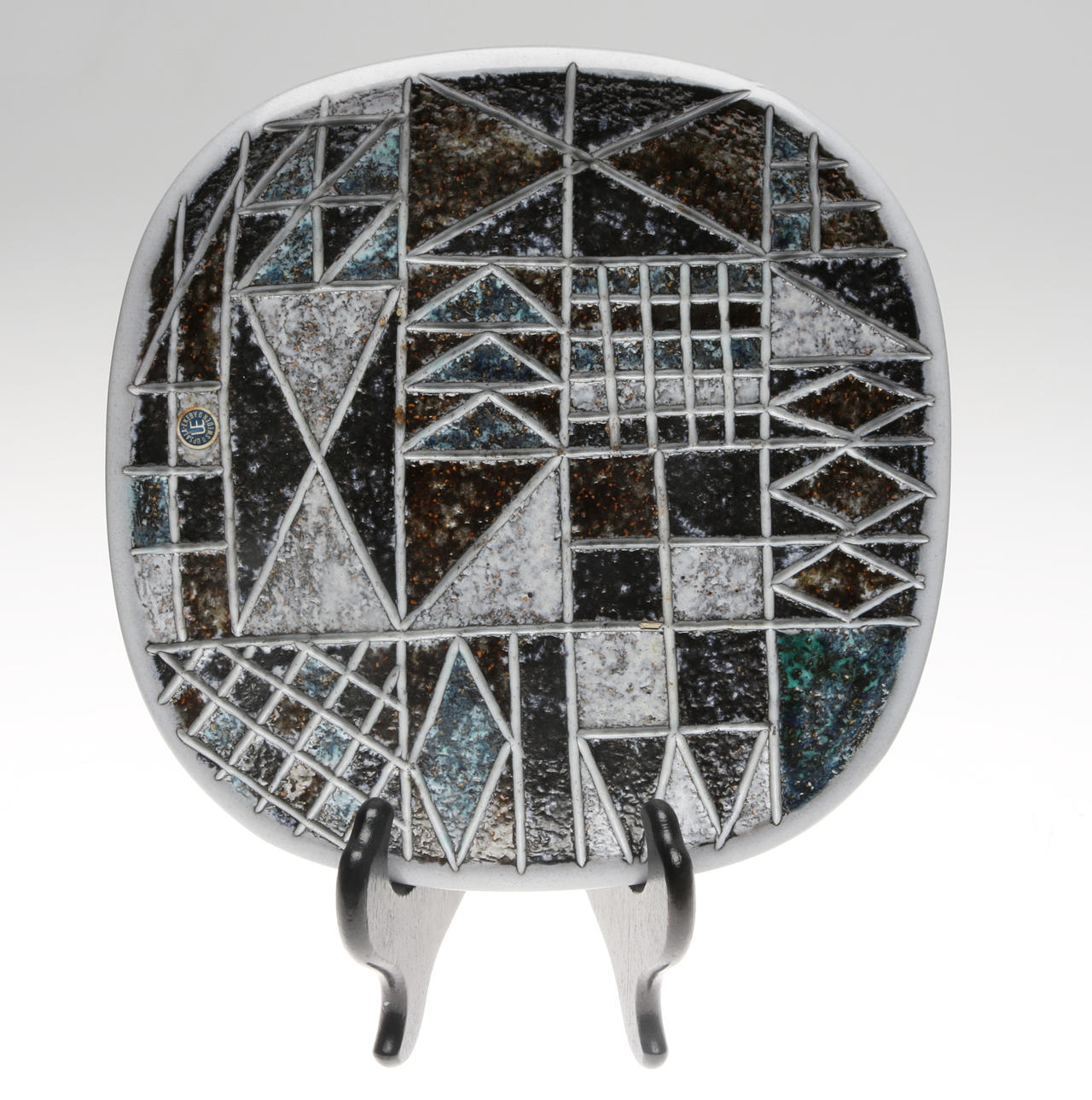 FAT, stengods, nr 2671, Ingrid Atterberg, Upsala-Ekeby, 1900-tal.