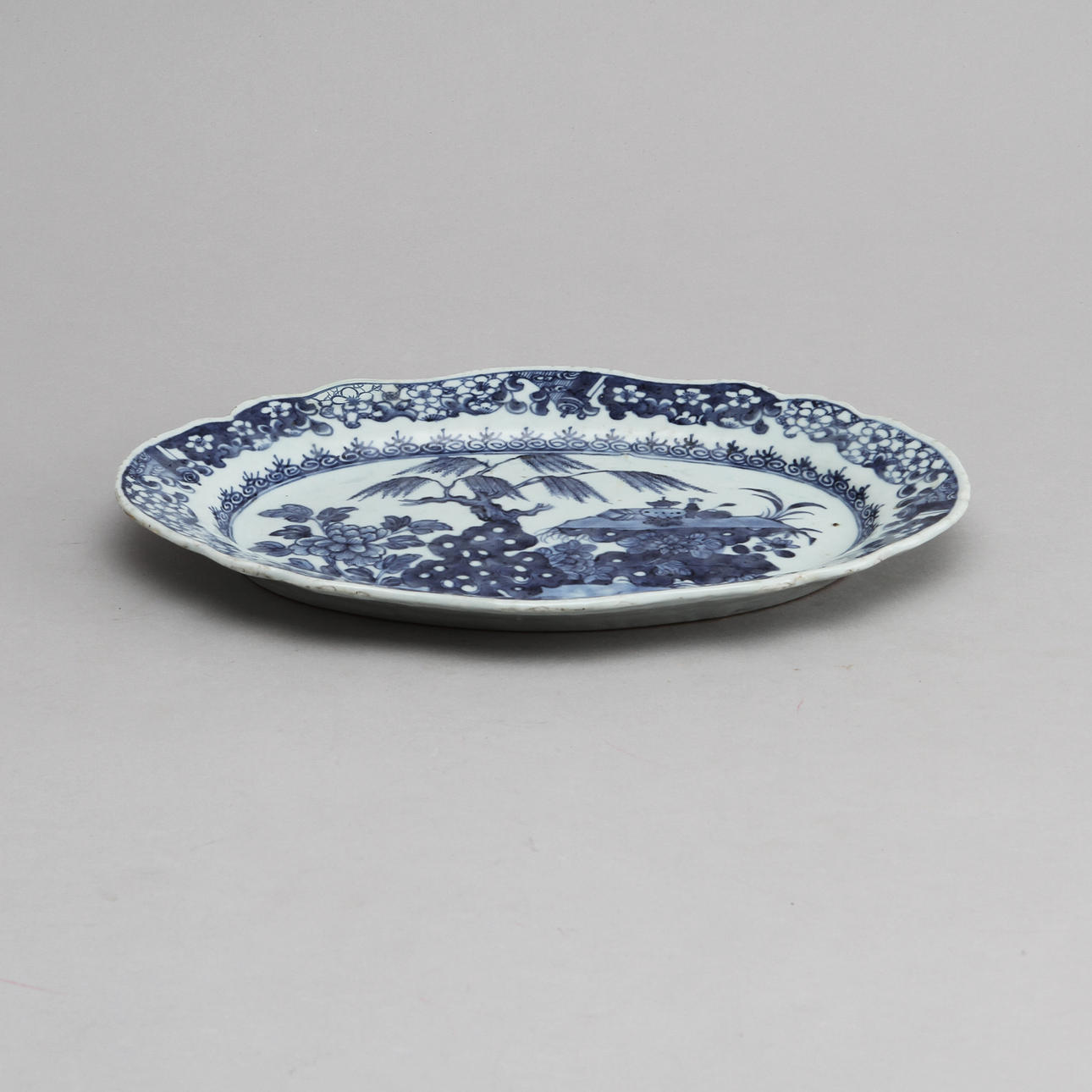 STEKFAT, porslin, Kina, 1700-tal.