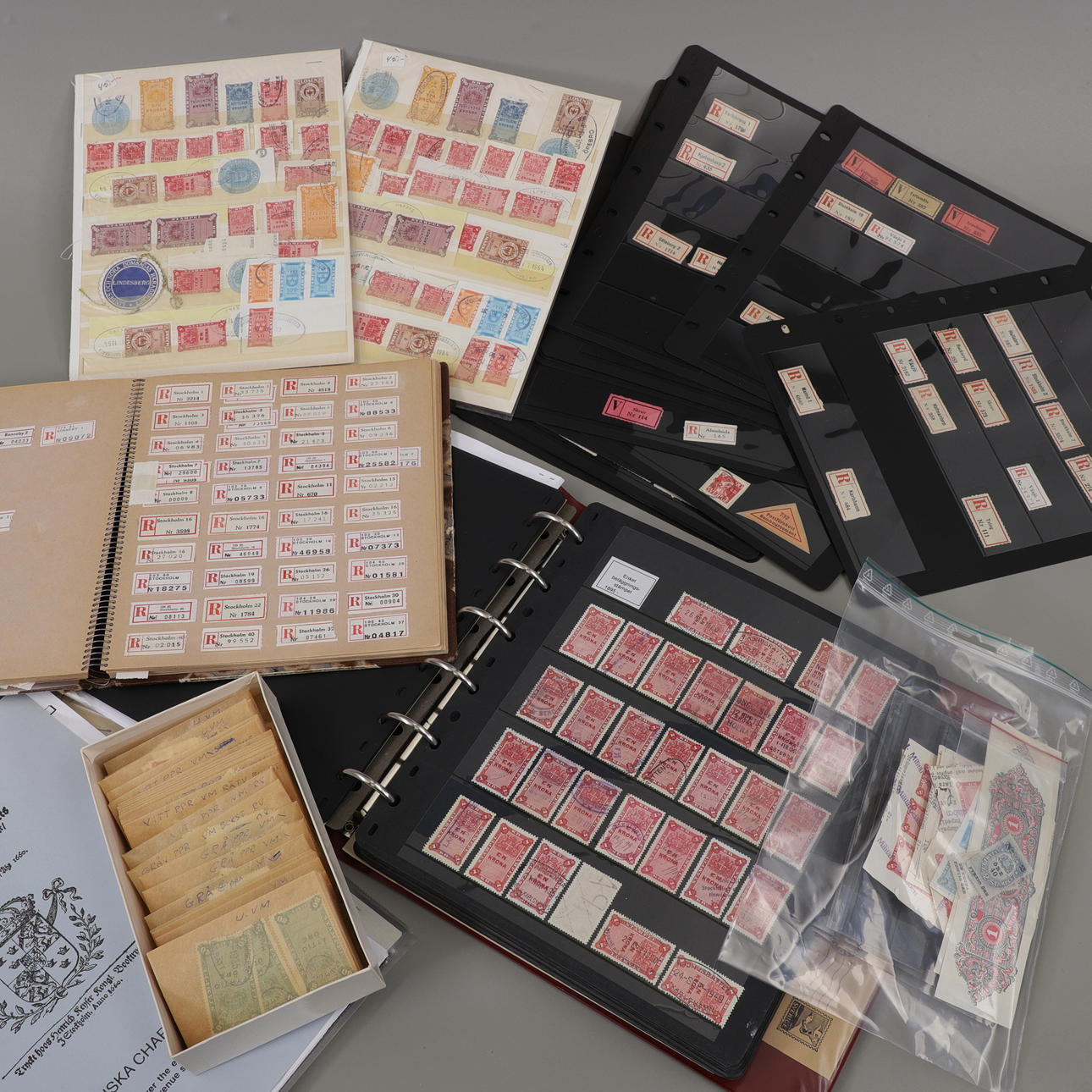 STAMP MARKS, collection, 1800/20th century.