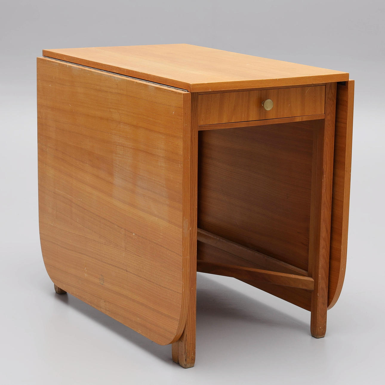 A Bodafors mid 20th century percussion table with drawbox.