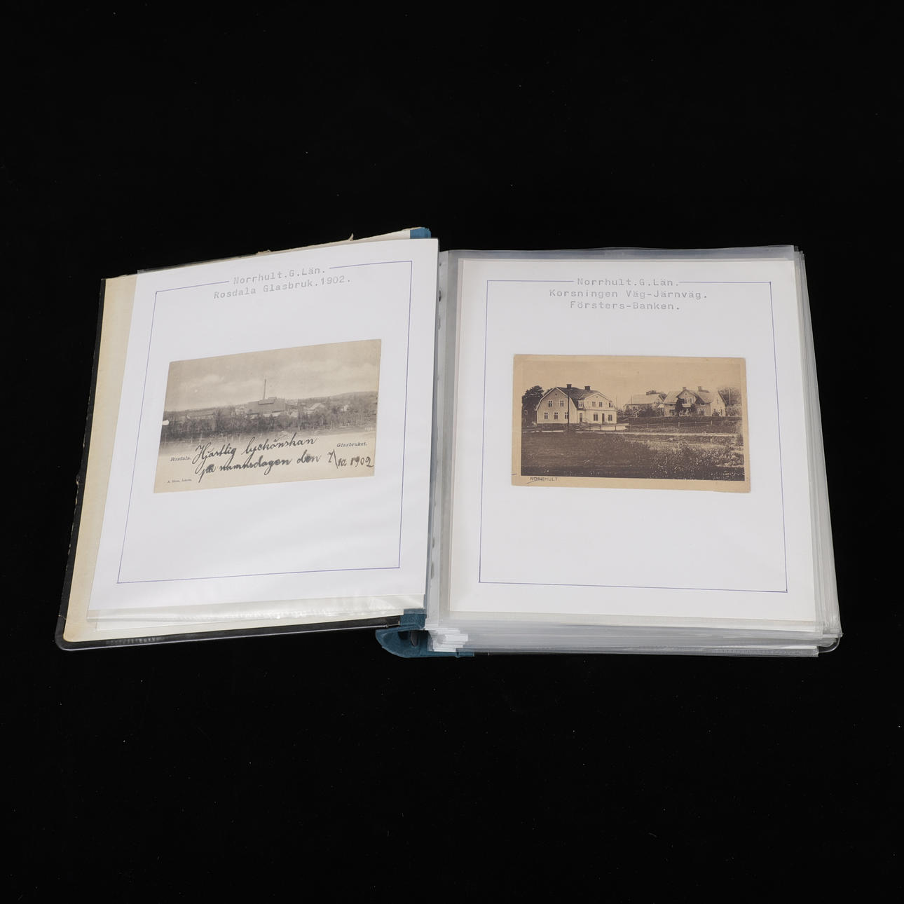 Una postal, Norrhult, siglo XX.