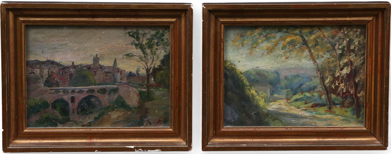 SPANISH SCHOOL, EARLY 20TH CENTURY. Landschaften.