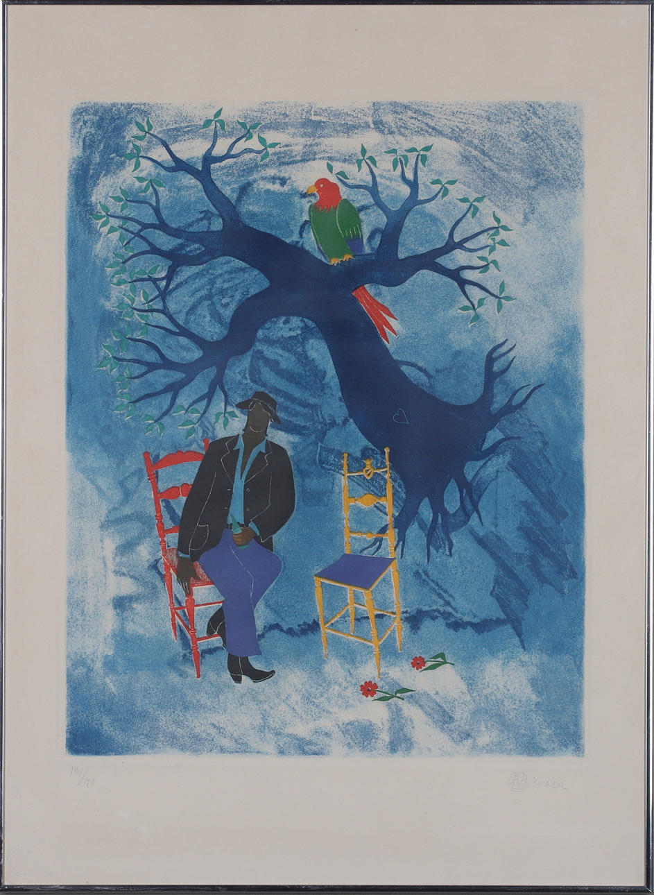 HENRY UNGER. lithograph, signed and numbered 121/180.