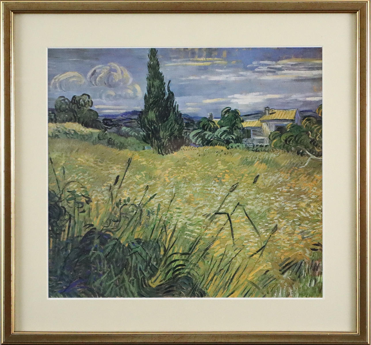 AFTER VINCENT VAN GOGH. - Green grain, color offset printing.