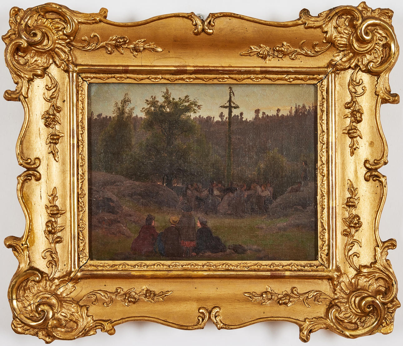 AUGUST MALMSTRÖM. Baile de verano.