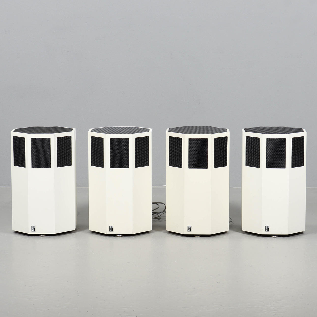 4 speakers “MP” Martin Persson, 1970s.