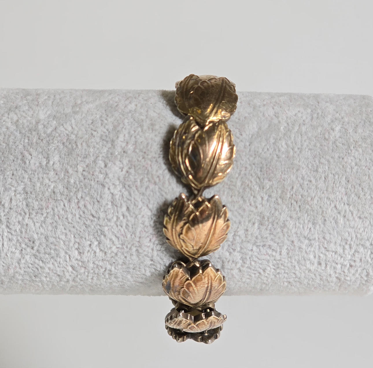 PULSERA CATALANA EN PLATA DORADA.