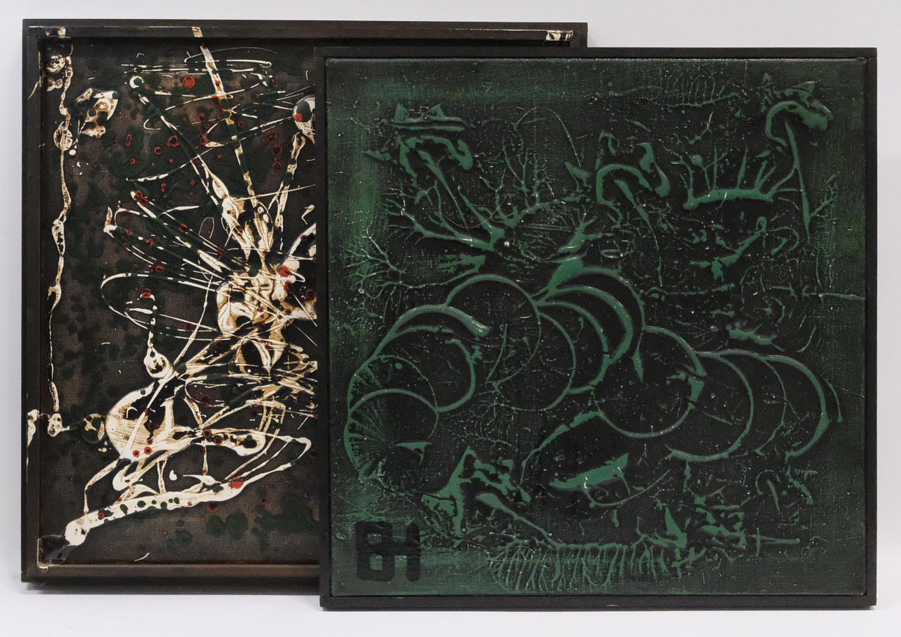 ERIK HANSEN. ZWEI ÖLGEMÄLDE.