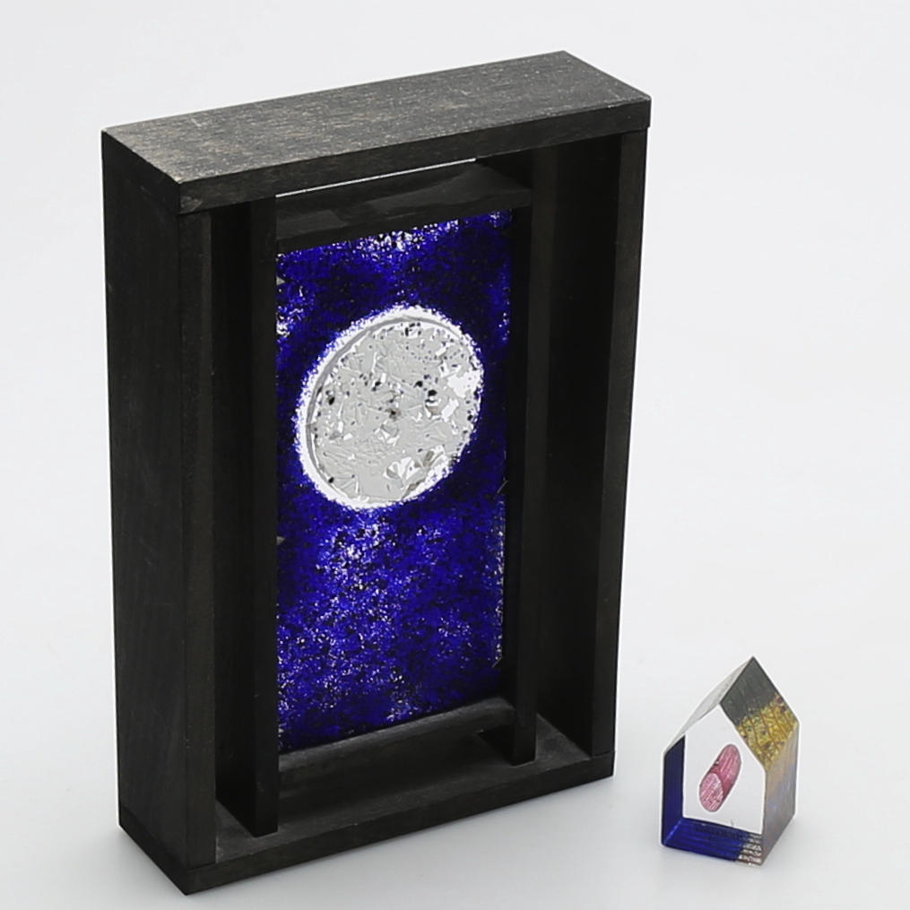 SKULPTURER, 2 st, glas, Kosta Boda.