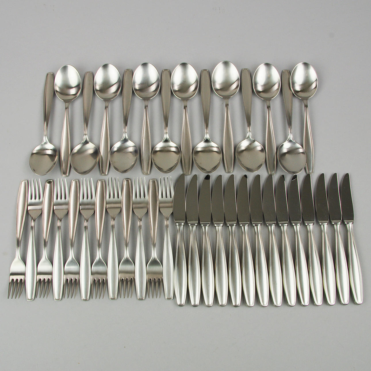 BESTICKUPPSÄTTNING, GAB, rostfritt.