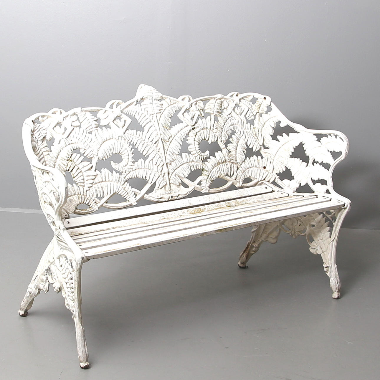 TRÄDGÅRDSSOFFA, gjutjärn, 3 sits, 1900-tal.