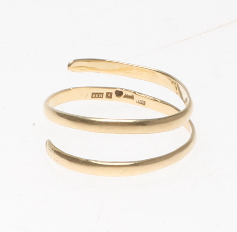 RING, guld, vikt 3 gram, 18 K.