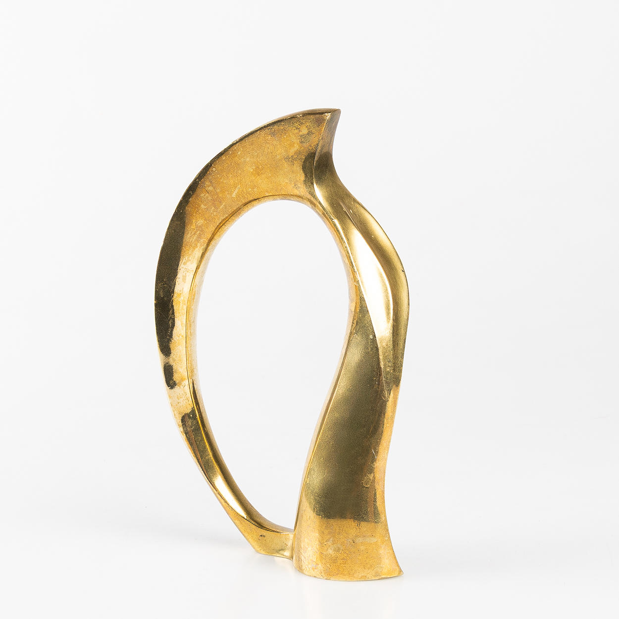 CHRISTIAN BERG. Skulptur, poleret bronze.