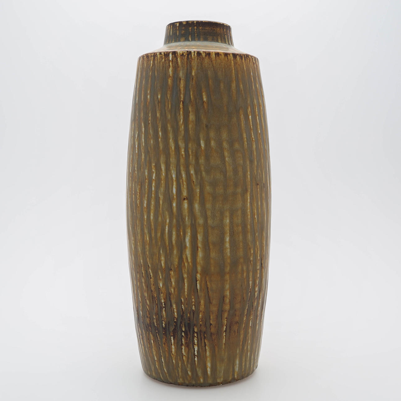 GUNNAR NYLUND. Bodenvase, glasiertes Steinzeug, „Rubus“, Rörstrand.