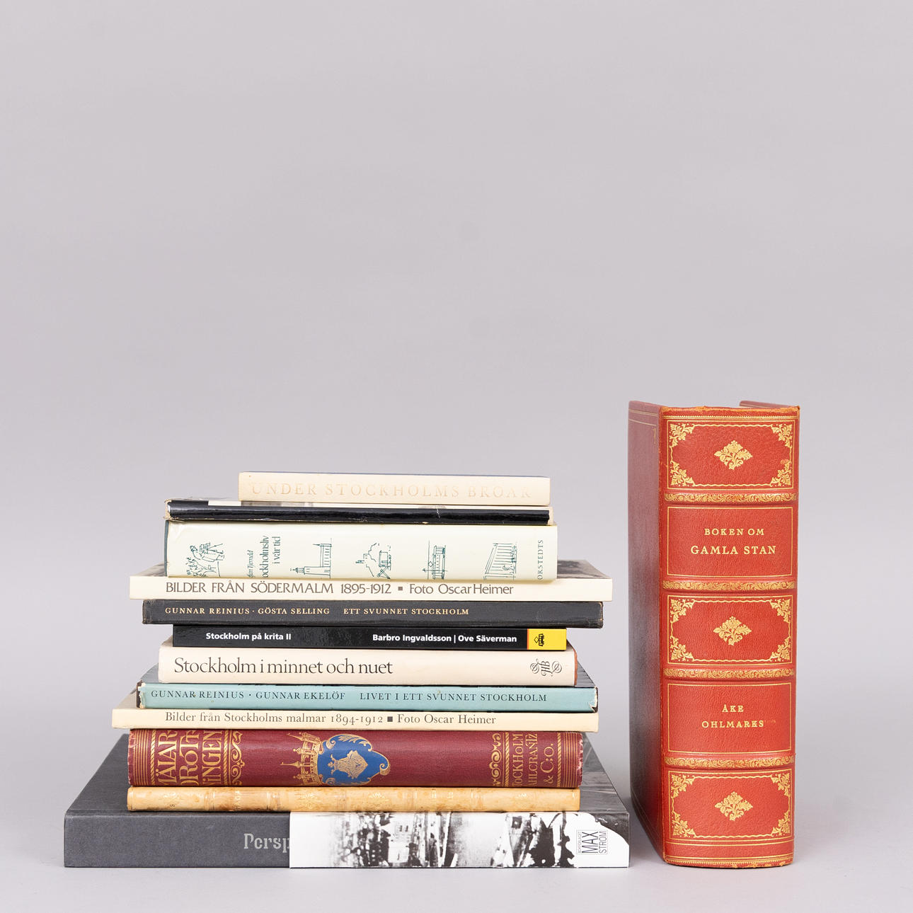 PARTI KONSTBÖCKER, 13 volymer, Stockholmania.