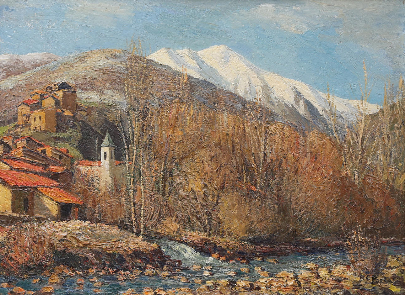 ENRIC PORTA MESTRE. Flodutsikt.