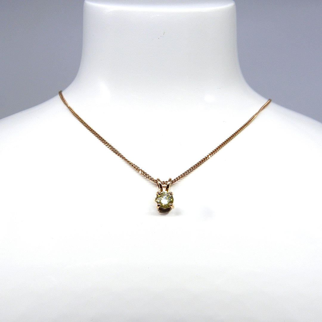 INTENS GUL DIAMANT VEDHÆNG.