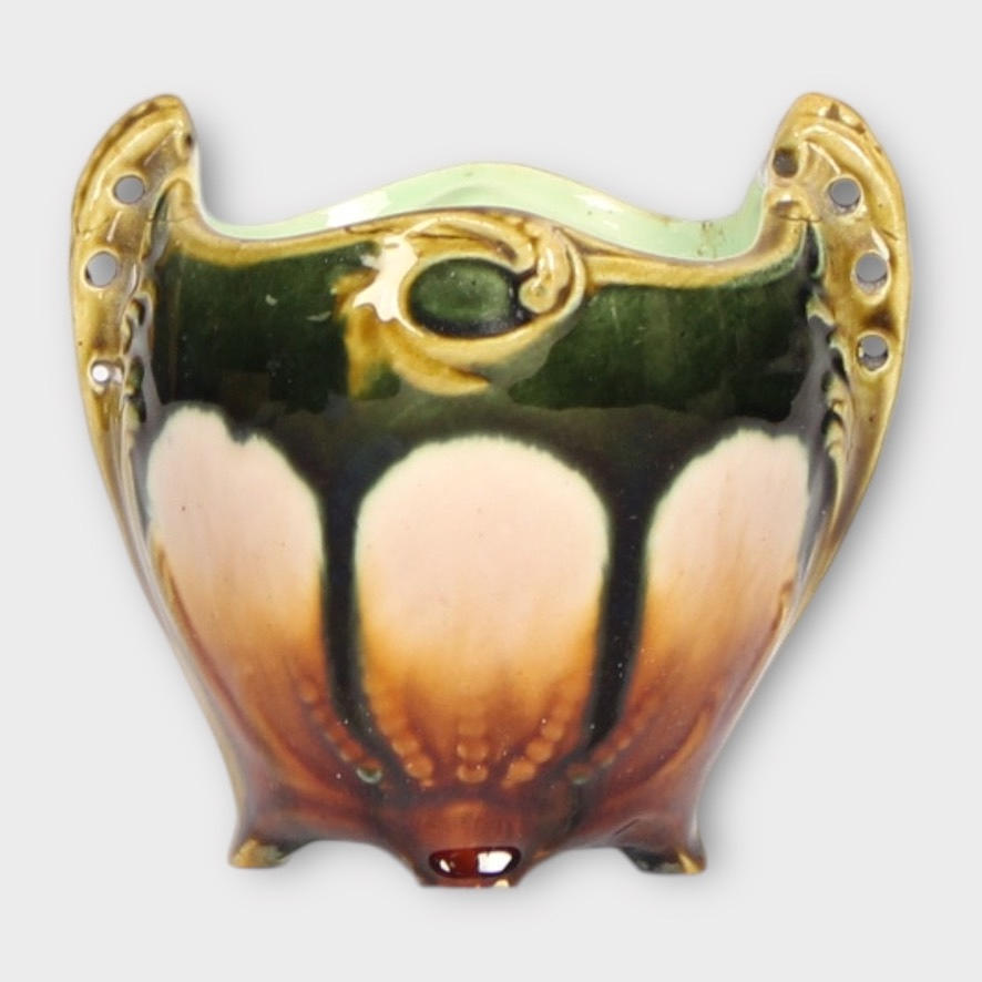 Vase, majolica, 20. århundrede.