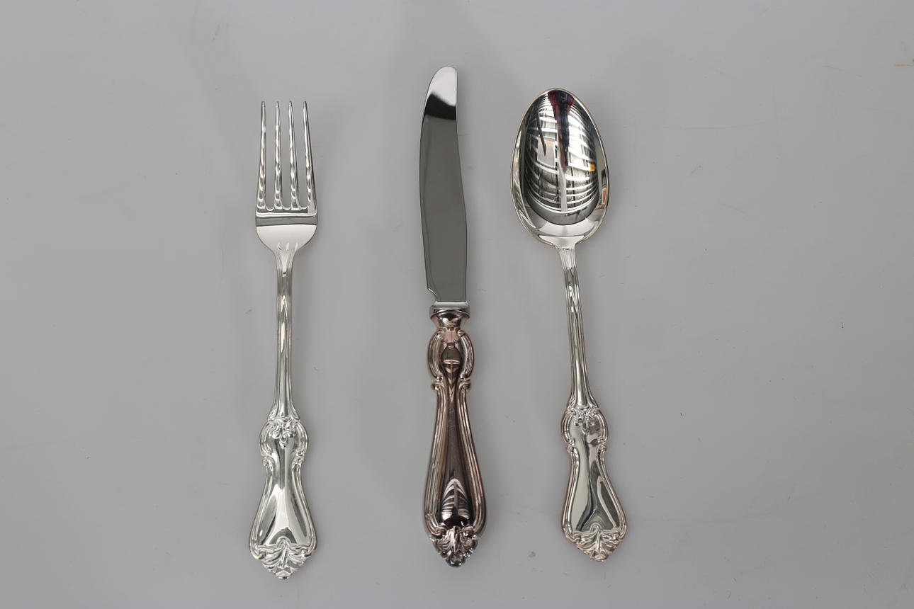 BESTICK, nysilver, "Olga", 36 delar, GAB.