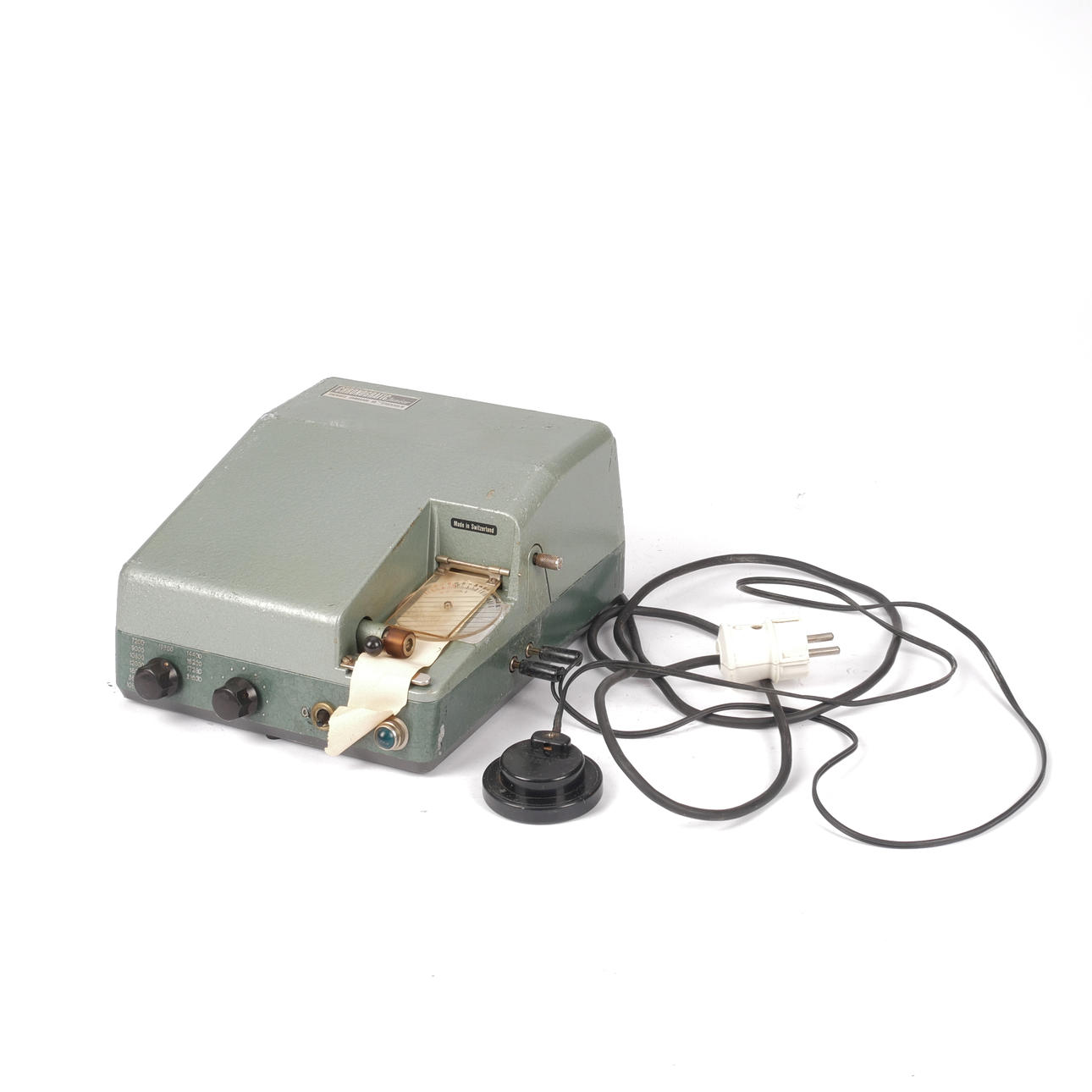 VIBROGRAF, Chronografic, watchmaker tool, metal case.