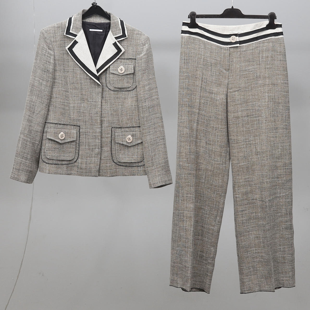 ANZUG, 2-teilig, Leinenmix, Zucchero.