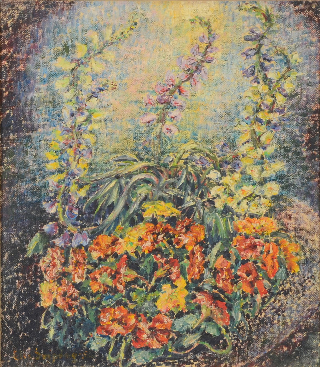 ELIN SVIPDAG. OLJA PÅ DUK.