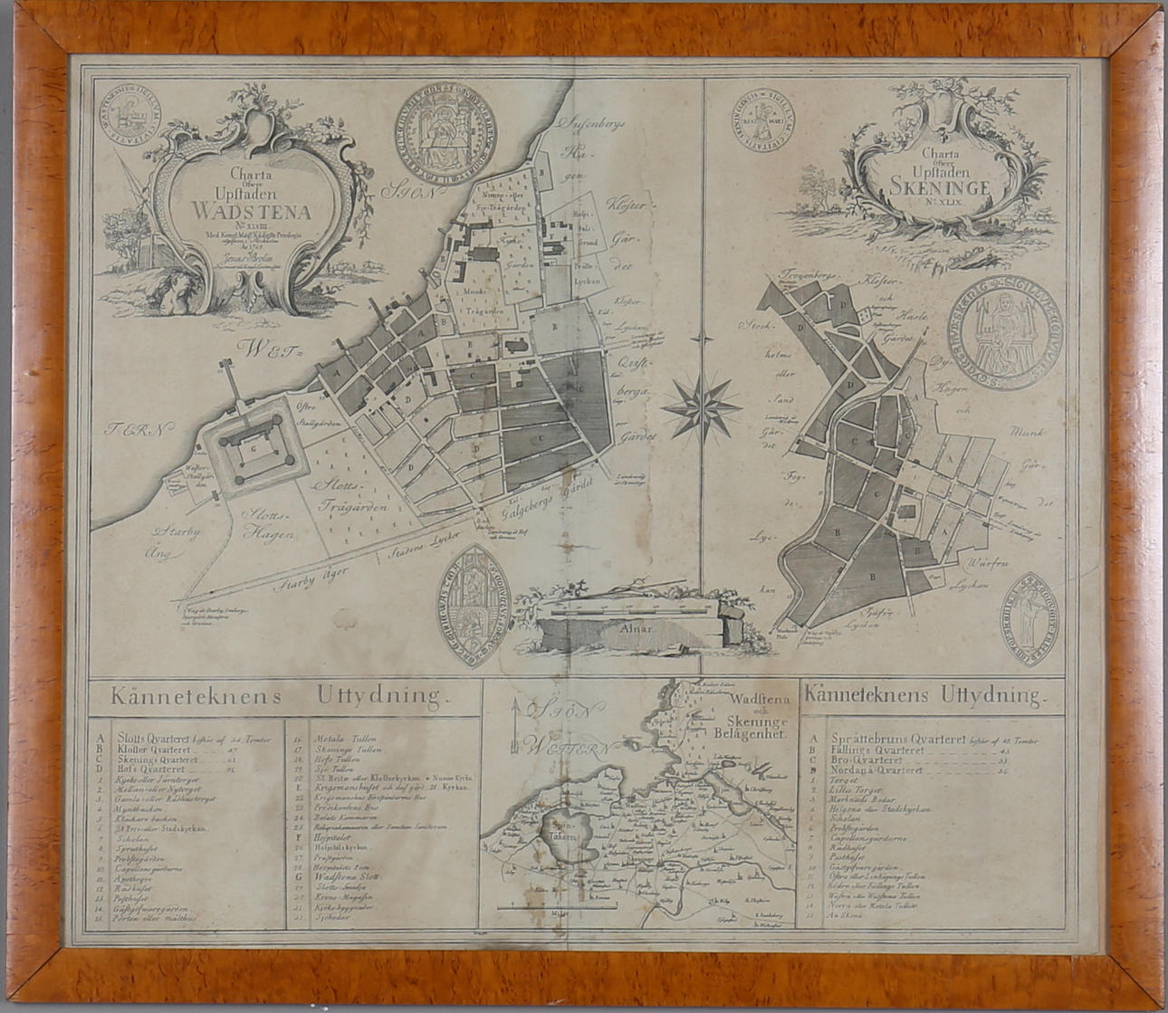 KARTA, Kopparstick, Jonas Brolin, 1700-talets slut.