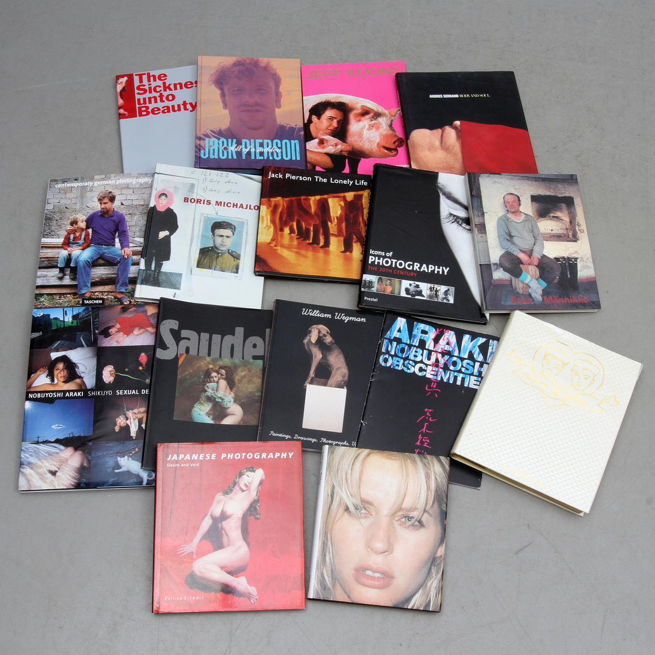 BÖCKER, 16 st, tema Fotografi, 1990-tal.